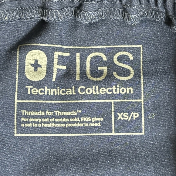 Figs Yola Skinny Scrub Pants Navy size XSP - Picture 4 of 4